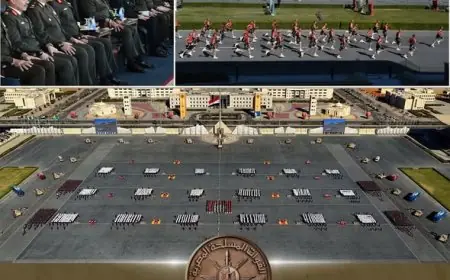 الأكاديمية العسكرية المصرية تحتفل بانضمام الطلبة الجدد وتستقبلهم في الكليات العسكرية بحفاوة