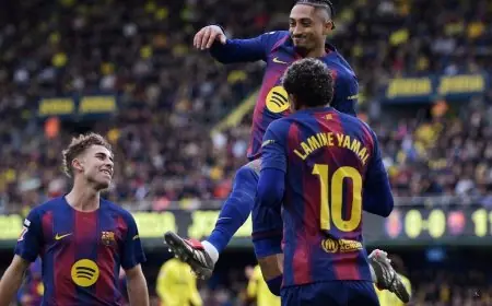 قطار انتصارات برشلونة يواصل دهس الخصوم ومطاردة فياريال في ختام عام مثالي