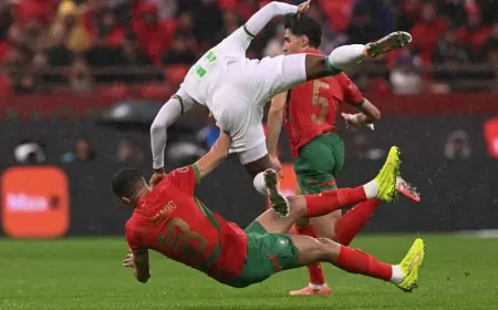 المغرب وجزر القمر: نهاية مثيرة للشوط الأول بالتعادل