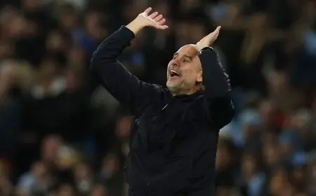 غوارديولا يلوح باستبعاد لاعبي مانشستر سيتي ضد نوتنغهام فورست بسبب تناول الطعام