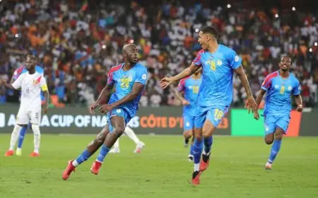 الكونغو الديمقراطية تهزم بنين بهدف نظيف في الشوط الأول