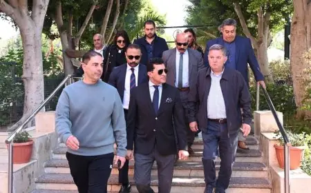 وزير الشباب والرياضة يقوم بزيارة نادي هليوبوليس لتهنئة مجلس الإدارة الجديد