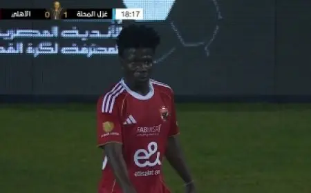 تقنية الفار تحرم الأهلي من هدف ضد غزل المحلة