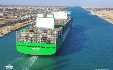 انطلاق التشغيل التجريبي لمحطة تداول الحاويات في البحر الأحمر