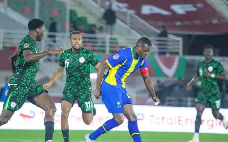 نيجيريا تتقدم على تنزانيا في الشوط الأول من بطولة كأس أمم أفريقيا