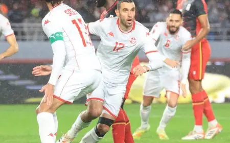 تونس تقهر أوغندا بهدفين نظيفين في الشوط الأول لأمم أفريقيا