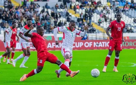 بوركينا فاسو تواجه غينيا الاستوائية في نهائيات كأس أمم أفريقيا وتسجيل أول حالة طرد