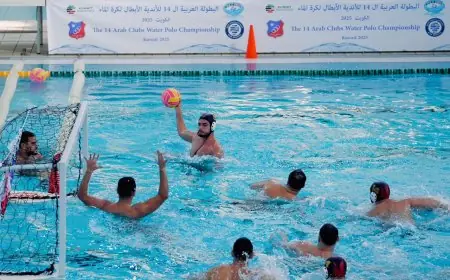 تدريبات مكثفة للأهلي في الجيم استعداداً للبطولة العربية لكرة الماء