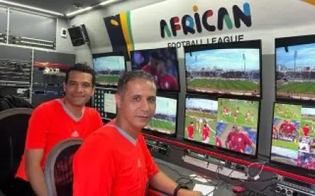 محمود عاشور ينضم إلى طاقم تحكيم مباراة سنغال والكونغو في بطولة أمم إفريقيا