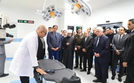 افتتاح مستشفى جامعة بورسعيد بتكلفة مليار جنيه بحضور وزير التعليم العالي ووزير الأوقاف والمحافظ
