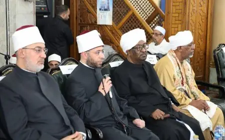 وزير الأوقاف يشارك في الاحتفال الكبير بالليلة الختامية لمولد الإمامين في الطريقة الجعفرية