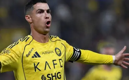 كريستيانو رونالدو يسجل من خط المرمى ويحقق الهدف 955 في مسيرته