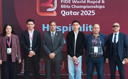 منتخب مصر يصل قطر للمشاركة في بطولة العالم للشطرنج السريع والخاطف