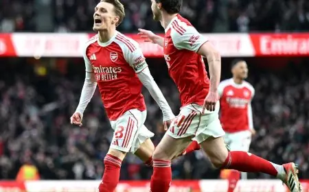 آرسنال يستعيد القمة في الدوري الإنجليزي بعد تغلبه على برايتون