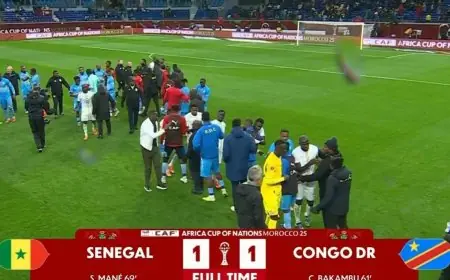 التعادل الإيجابي يسيطر على مواجهة السنغال والكونغو الديمقراطية في كأس أمم أفريقيا