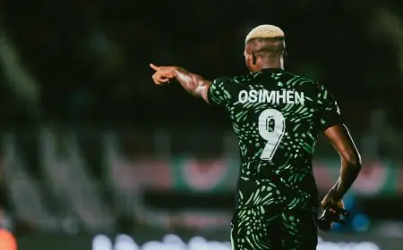 أوسيمين ولوكمان والمجبري يحققون 5 أرقام قياسية في مواجهة تونس ونيجيريا