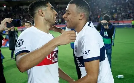 تصريح كيليان مبابي بعد لقائه مع أشرف حكيمي في كأس أمم إفريقيا