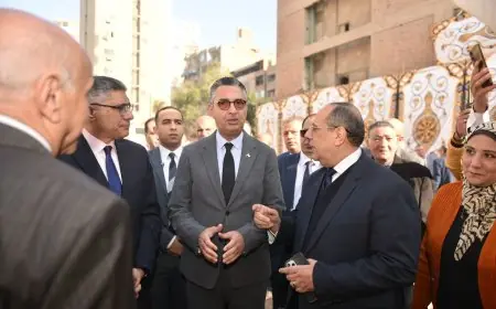 افتتاح سوق اليوم الواحد بشارع فيصل بحضور وزير التموين ومحافظ الجيزة