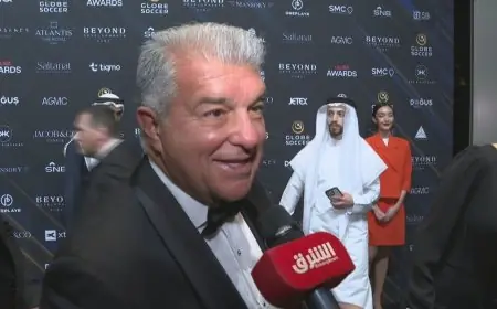 جوان لابورتا رئيس برشلونة يؤكد: نسعى لتكرار إنجازات الموسم الماضي