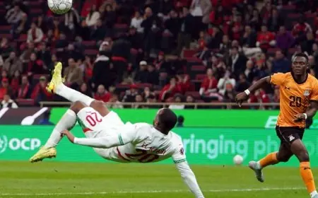 مهاجم المغرب كعبي يثير الدهشة بمقصية مذهلة جديدة