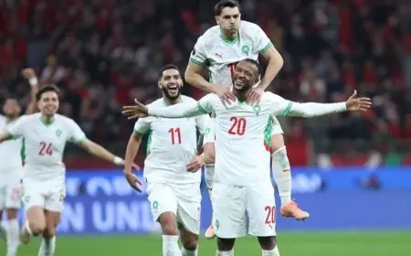 المغرب يهيمن على زامبيا بأداء مذهل والكعبي يتألق بمقصية رائعة وحضور مؤثر لحكيمي