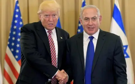 ترامب يؤكد دعمه لنتنياهو ومواصلة الجهود لإحلال السلام في الشرق الأوسط