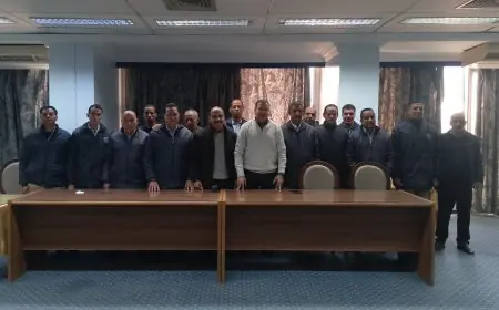 دورات تدريبية متقدمة لأفراد الأمن في النادي تنظمها المقاولون العرب