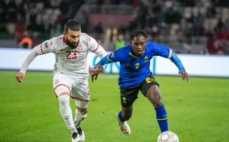 مشاهدة ملخص وأهداف مباراة تونس ضد تنزانيا في كأس أمم أفريقيا