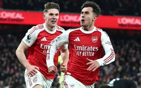 أرسنال ينتفض بقوة في الشوط الثاني لاكتساح أستون فيلا وزيادة الضغط على مانشستر سيتي