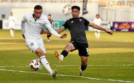 بتروجت يتفوق على البنك الأهلي بثنائية في الشوط الأول