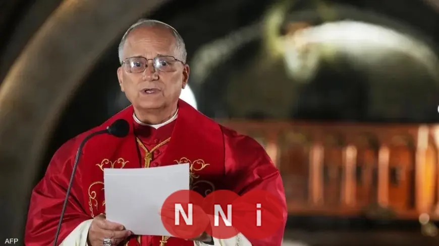 البابا يصلي لسلام لبنان والمشرق أثناء زيارته لدير عنايا