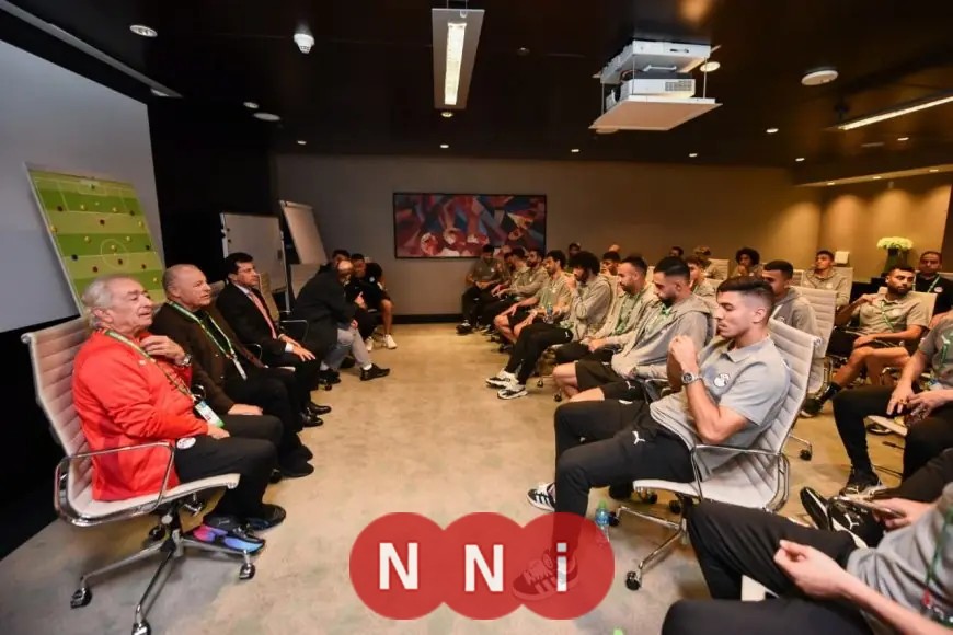 وزير الرياضة وأبوريدة يشعلان حماس منتخب مصر لمواجهة الكويت المرتقبة