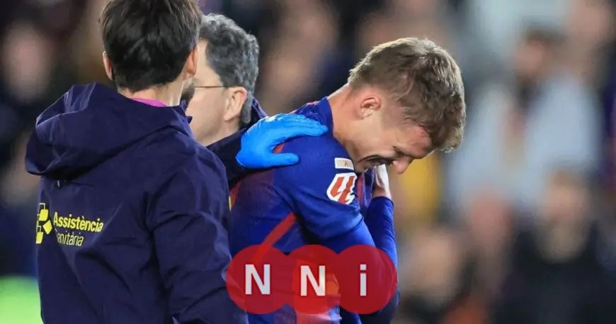 صدمة لبرشلونة غياب أولمو حتى عام 2026