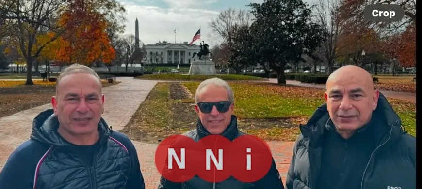 الدرندلي وحسام وإبراهيم حسن يظهرون أمام البيت الأبيض قبل سحب قرعة كأس العالم