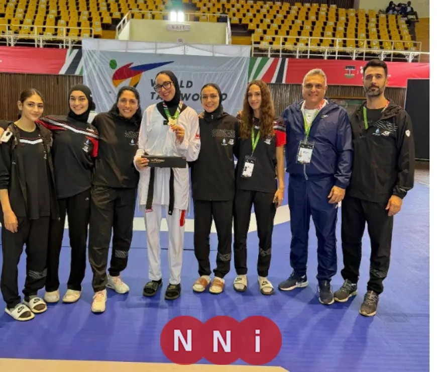 اللاعبة ملك سامي تتألق بحصد الميدالية البرونزية في بطولة العالم للتايكوندو بكينيا
