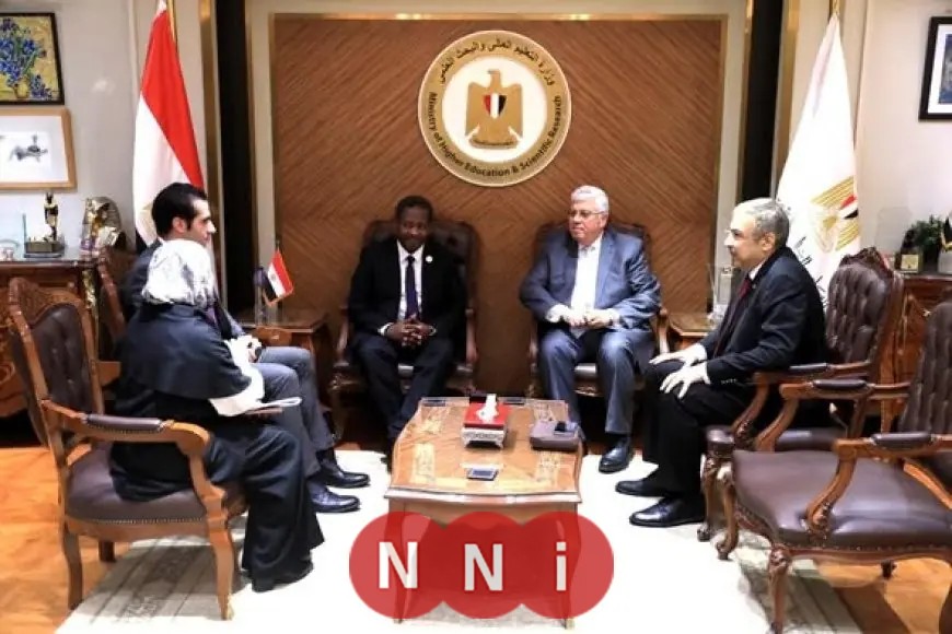 وزير التعليم العالي يلتقي مفوض التعليم والعلوم والابتكار بالاتحاد الإفريقي في القاهرة لتعزيز التعاون الأكاديمي