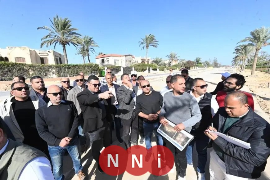 وزير الإسكان يتفقد مشروع مارينا 8 وتحديث مدخل مارينا 5 الرئيسي