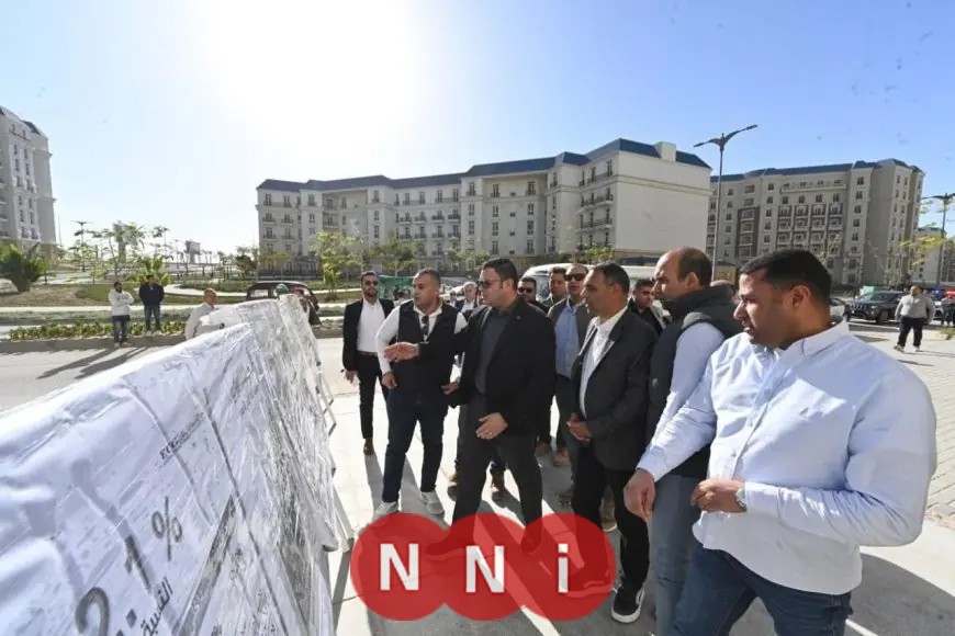 جولة وزير الإسكان في أبراج LD04 وكمبوند مزارين والحي اللاتيني بالعلمين الجديدة