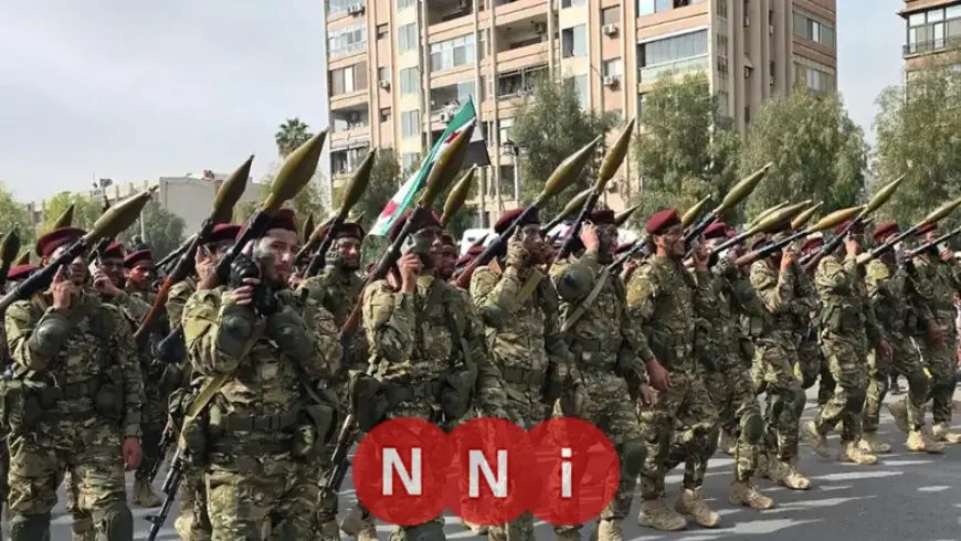 في الذكرى الأولى للتحرير الشرع يقود العرض العسكري المهيب في دمشق