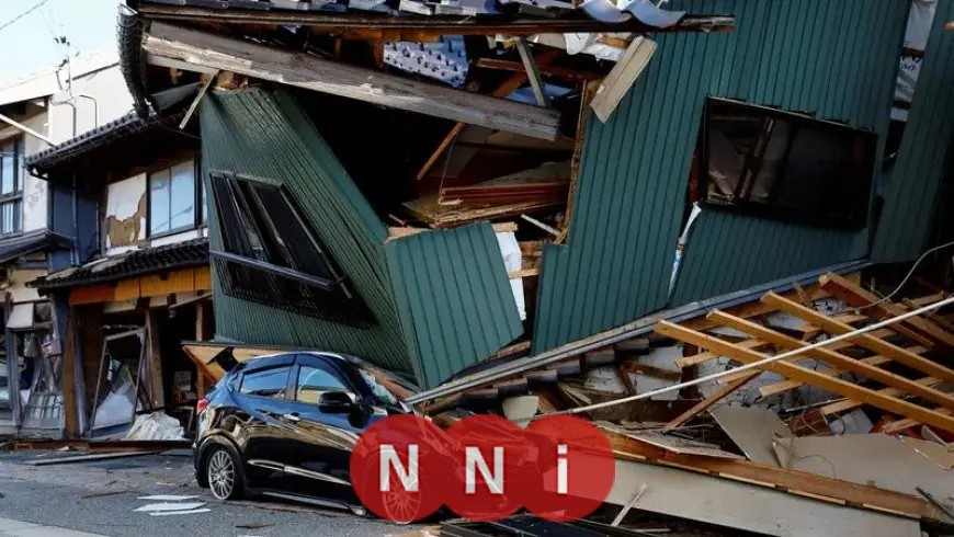 اليابان تتعرض لتسونامي مدمر عقب زلزال قوي بقوة 7.6 درجة