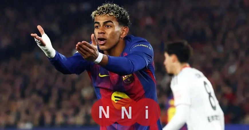 لامين يامال يعبر عن استيائه من تغييره في مباراة فرانكفورت ورغم ذلك يحتوي فليك الوضع في دوري أبطال أوروبا