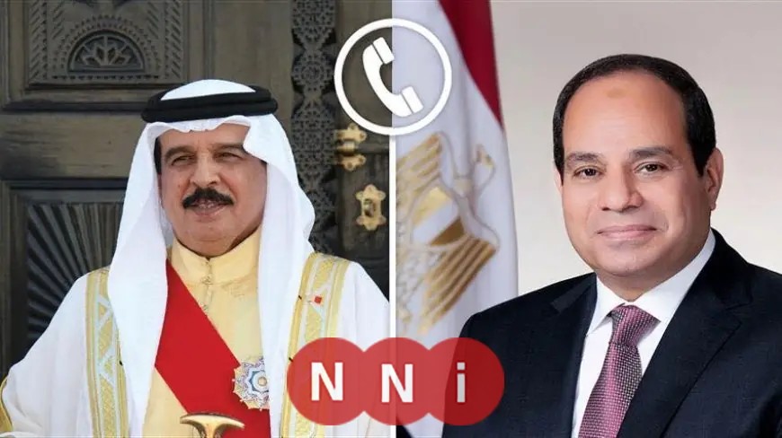 الرئيس السيسي وملك البحرين يبحثان تعزيز العلاقات الثنائية بين مصر والبحرين