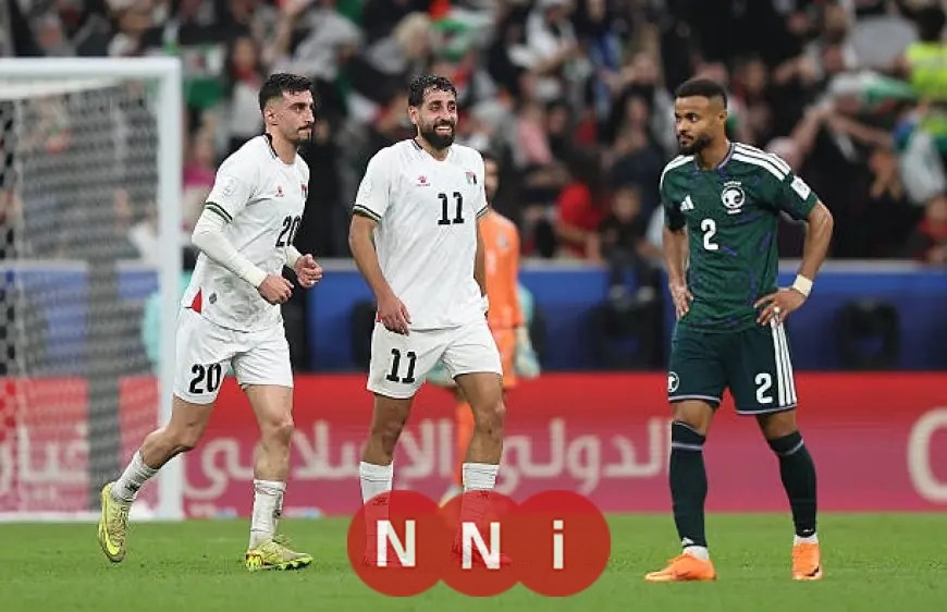 تعادل مثير بين فلسطين والسعودية في نهاية الوقت الأصلي للمباراة