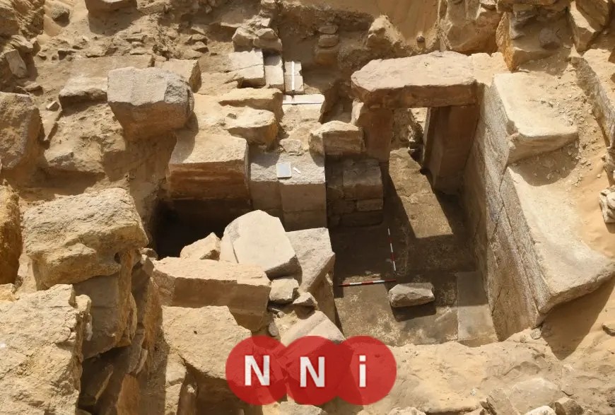 اكتشاف مذهل في أبوصير الأثرية بقايا معبد الشمس للملك ني أوسر رع