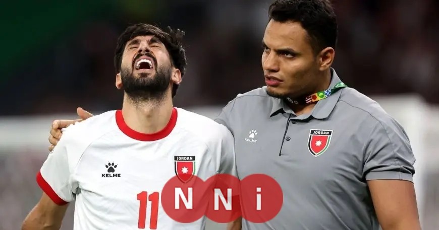 النجم الأردني يزن النعيمات يتعرض لإصابة في الرباط الصليبي تزيد قلق الجماهير