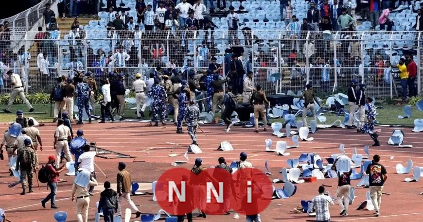 ميسي يشعل الهند: شغب ومقذوفات وغضب كبير من المشجعين