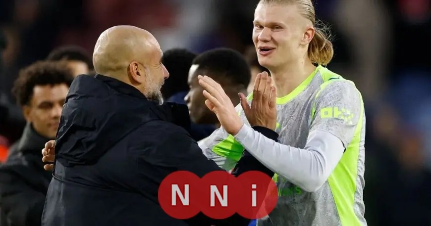 جوارديولا يشيد بهالاند ويوجه انتقادًا لفودين عقب انتصار مانشستر سيتي على كريستال بالاس