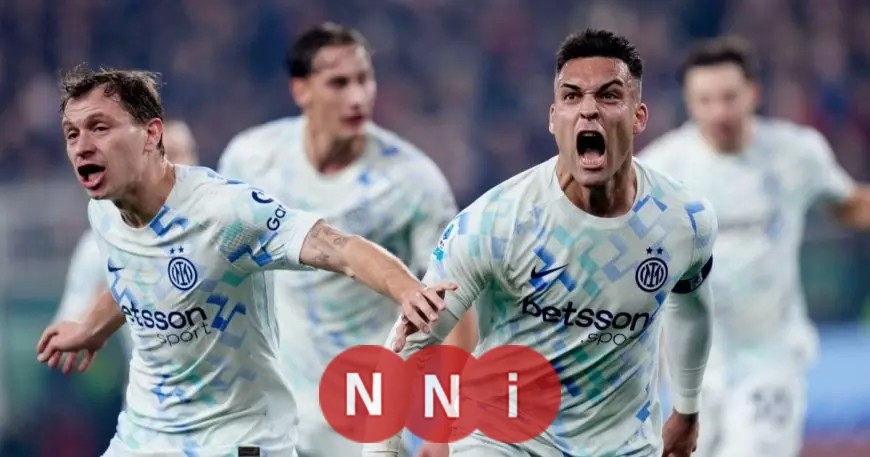 لاوتارو يقود إنتر ميلان للصدارة بفوز مثير على جنوى في الدوري الإيطالي