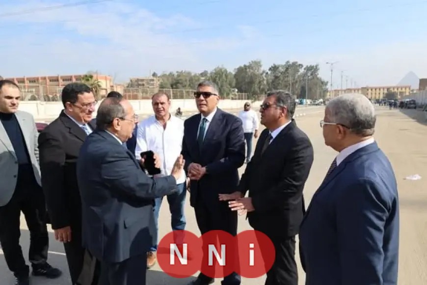 محافظ الجيزة يتفقد الموقع المخصص لسوق اليوم الواحد في هضبة الأهرام