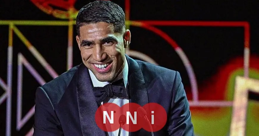 أشرف حكيمي يسطع في التشكيلة المثالية بحفل ذا بيست وسط غياب صلاح ورافينيا ومبابي